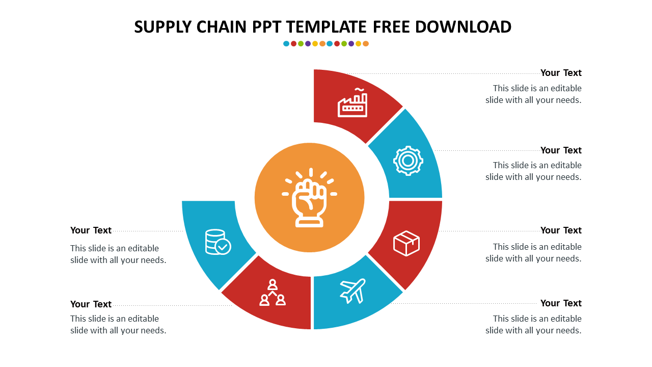 supply chain ppt template free download
